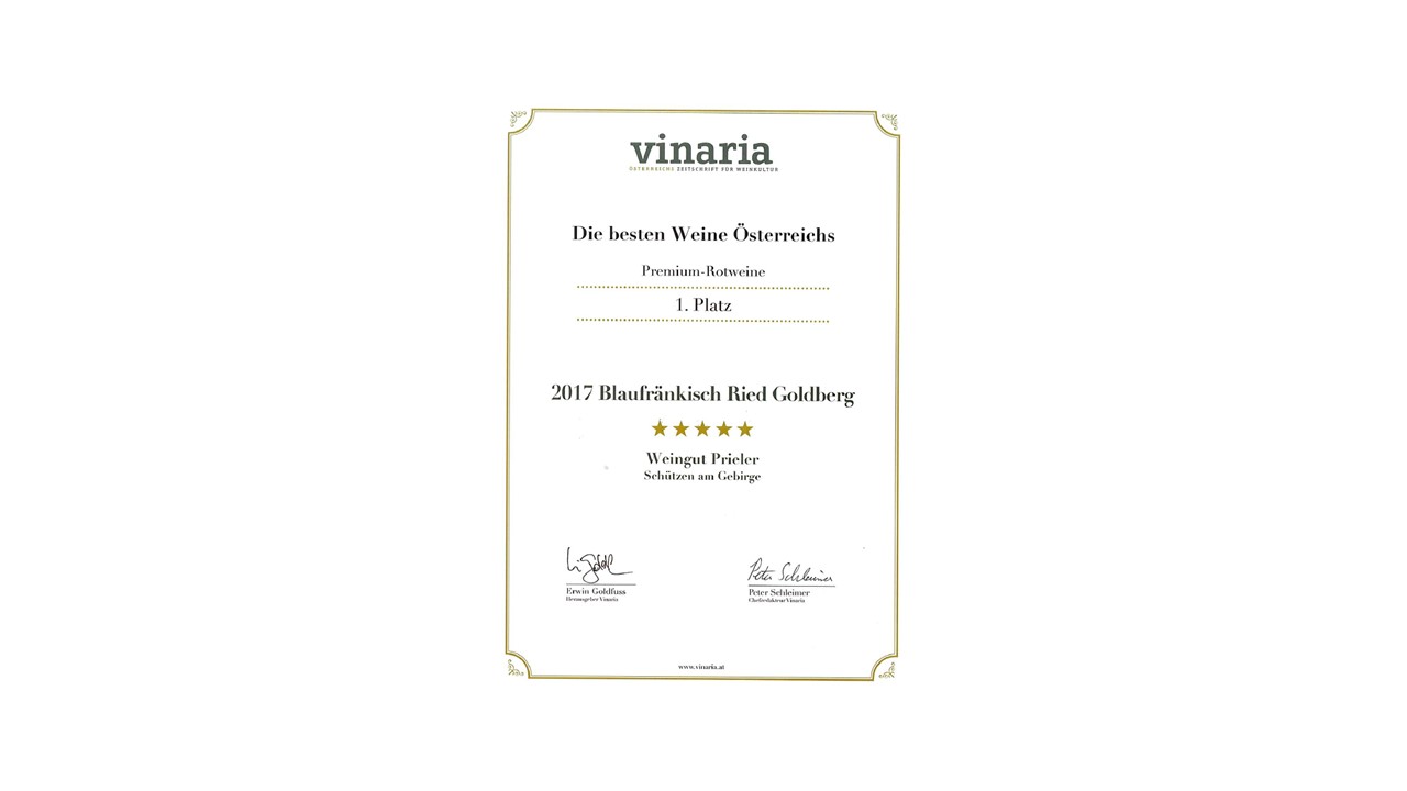 Vinaria - The Best Wines of Austria
